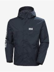 Helly Hansen Tmavě modrá pánská voděodolná lehká bunda s kapucí HELLY HANSEN Ervik XL