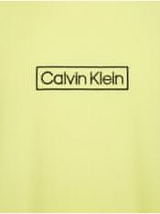 Calvin Klein Žluté pánské tričko na spaní Calvin Klein Underwear L