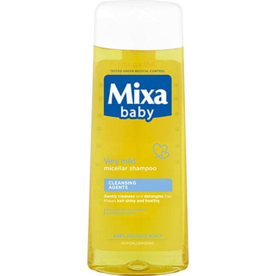 Mixa Velmi jemný micelární šampon Baby (Very Mild Micellar Shampoo)