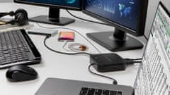Belkin dokovací stanice Thunderbolt 3, USB-C PD, DP, HDMI, RJ45, Audio, 2x USB-A, černá
