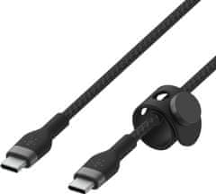 Belkin odolný kabel USB-C BOOST CHARGE PRO Flex, 3m, černá