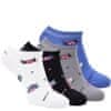 dámské barevné bavlněné sneaker kočičí ponožky 6400824 4pack, 39-42