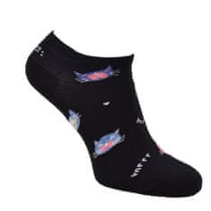 Zdravé Ponožky dámské barevné bavlněné sneaker kočičí ponožky 6400824 4pack, 35-38