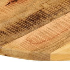 Vidaxl Stolní deska Ø70x1,5 cm kulatá masivní hrubé mangovníkové dřevo
