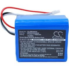 CameronSino Baterie pro iRobot Braava 300, 380, 2000 (ekv.4409709) 1500mAh, Ni-MH