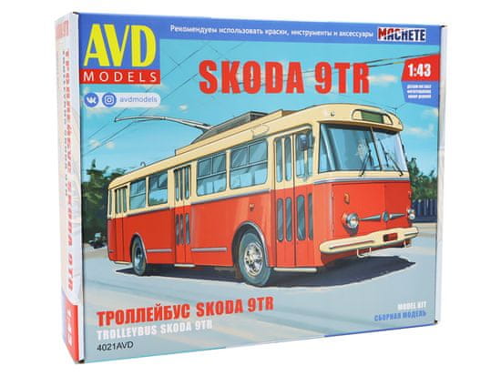 AVD Models Škoda 9 TR - Stavebnice AVD 1:43