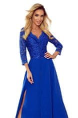 Numoco Dámské šaty 309-2 Amber modrá S