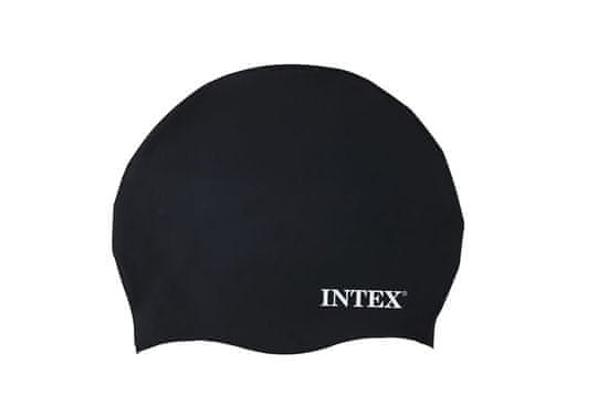 INTEX plavecká koupací čepice 55991 silicon černá