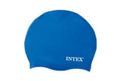 INTEX plavecká koupací čepice 55991 silicon modrá