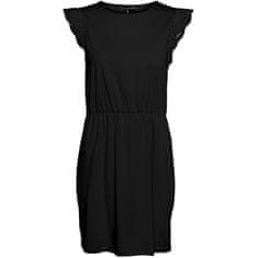 Vero Moda Dámské šaty VMEMILY Regular Fit 10305216 Black (Velikost XS)
