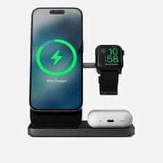 Stand One Max - Bezdrátová nabíječka s MagSafe pro iPhone, Apple Watch a AirPods, černá