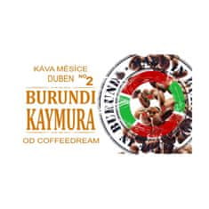 COFFEEDREAM Káva BURUNDI KAYMURA - Hmotnost: 1000g, Typ kávy: Zrnková, Způsob balení: běžný třívrstvý sáček