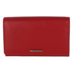 Bellugio Dámská kožená peněženka Fiona, červená