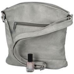 Romina & Co. Bags Trendová dámská koženková crossbody Creato, šedá