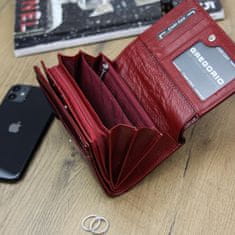 Gregorio Stylová dámská kožená peněženka Diko, červená