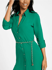 Guess Dámské šaty Misti zelené XS