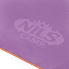NILS Ručník z mikrovlákna NCR12 fialová/oranžová