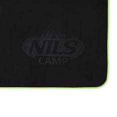 NILLS CAMP Ručník z mikrovlákna NCR11 černý/zelený