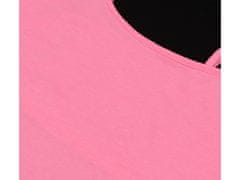 sarcia.eu Růžové dámské tričko, boxerky a halenka na ramínka XXXL-4XL