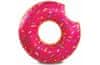 Velký nafukovací kruh – Donut 120 cm - Růžová