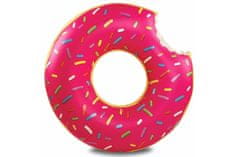 CoolCeny Velký nafukovací kruh – Donut 120 cm - Růžová
