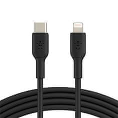 Belkin BOOST CHARGE USB-C kabel s lightning konektorem, 2m, černý
