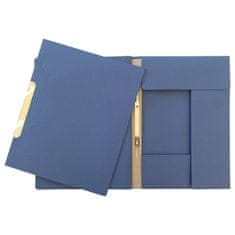 HIT Závěsné papírové rychlovazače s klopami Office - A4, modré, 50 ks