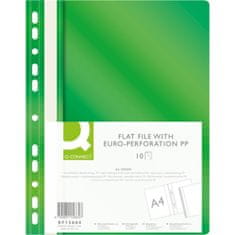 Rychlovazač s europer. Q-Connect, A4, zelený, 10ks