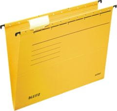 Leitz Desky závěsné papírové Alpha žluté, 25 ks