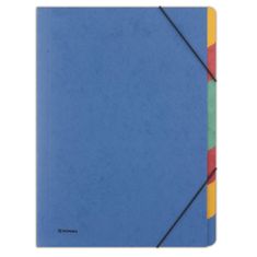 Donau Třídicí kniha - A4, 7 přihrádek, modrá, 1 ks