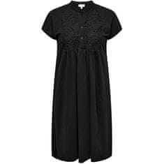 Only Carmakoma Dámské šaty CARSILLAH Regular Fit 15317092 Black (Velikost 5XL/6XL)