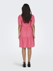 Jacqueline de Yong Dámské šaty JDYCARLA Regular Fit 15254680 Coral Paradise (Velikost XS)