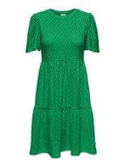 Jacqueline de Yong Dámské šaty JDYCARLA Regular Fit 15254680 Green Bee (Velikost M)
