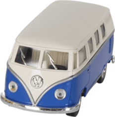 Kinsmart Volkswagen Bus klasik KT5060 (1962) na zpětné natažení - modrý