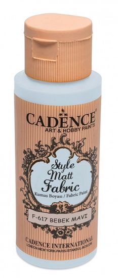 Cadence Textilní barva Style Matt Fabric - miminkovská modrá / 50 ml