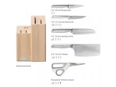 Joseph Joseph , Nože a nůžky se stojanem Elevate 10577 Fusion Knife & Scissor Block