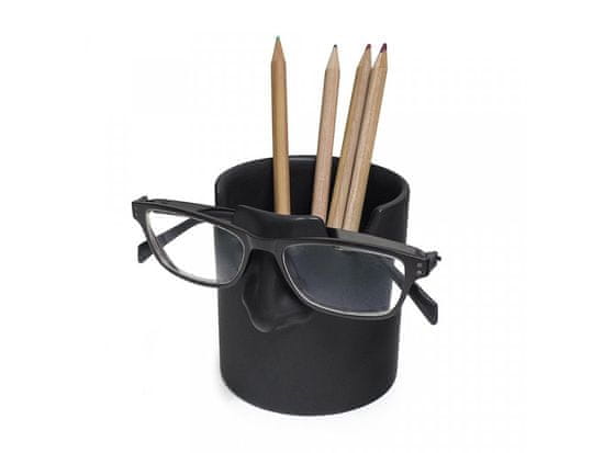 Balvi , Stojánek na tužky a brýle Mr.Tidy 26748 | keramika | v.10 cm | černý