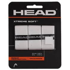 Head XtremeSoft 3 overgrip omotávka tl. 0,5 mm bílá Balení: 3 ks