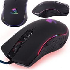 HADEX RGB herní optická drátová počítačová myš
