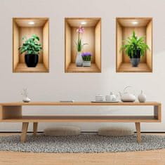 HOME & MARKER® 3D Samolepky na zeď, Dekorace na zeď (3ks, 30x45 cm) | VASUART