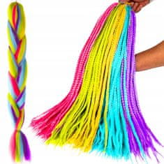 Soulima 23571 Vlasy Kanelové syntetické Copánky ombre barevné