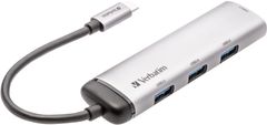 Verbatim víceportový USB-C Hub, 4x USB 3.2
