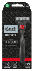 Wilkinson Sword Barber's Style The Designer holící strojek + 2 náhradní hlavice