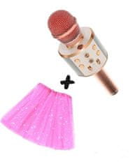 AUR Sada pro ZPĚVAČKY - Karaoke + Svítící sukně
