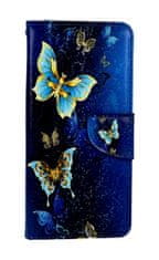 TopQ Pouzdro Samsung A14 knížkové Kouzelní motýlci 112858
