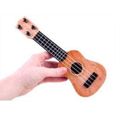 JOKOMISIADA Dětské ukulele 25cm, světle hnědé