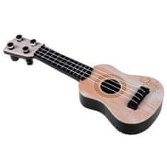 JOKOMISIADA Dětské ukulele 25cm, béžová