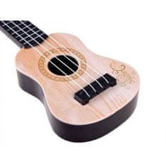 JOKOMISIADA Dětské ukulele 25cm, béžová