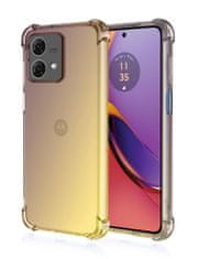 TopQ Kryt Motorola Moto G84 5G Shock duhový purpurovo-žlutý 120948