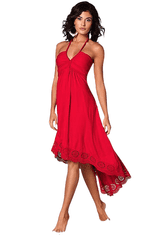 Venus Dámské letní šaty červené L